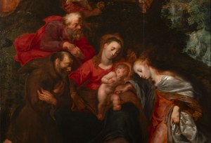 Otto van Veen (1556 - 1629), The Mystical Marriage of St. Catherine