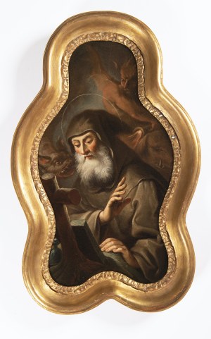 Gottfried Bernhard Götz, 1708 Velehrad, Czech Republic - 1774 Augsburg, THE TEMPTATION OF SAINT ANTONIUS