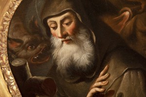 Gottfried Bernhard Götz, 1708 Velehrad, Czech Republic - 1774 Augsburg, THE TEMPTATION OF SAINT ANTONIUS
