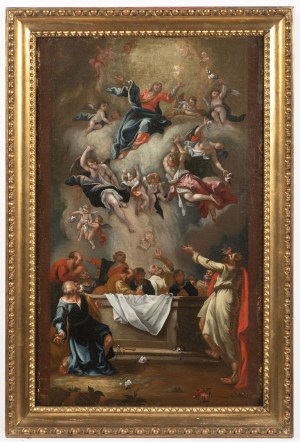 Austrian painter or southern Germany 18th century, The Assumption of Mary
