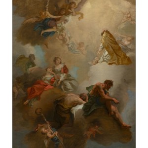 Daniel Gran, 1694 Vienna - 1757 St. Pölten, attributed to, A Celestical Allegory