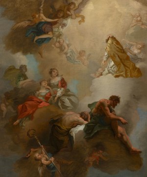 Daniel Gran, 1694 Vienna - 1757 St. Pölten, attributed to, A Celestical Allegory