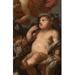 Neapolitan master Neapolitan master dated 1707, monogrammed AB, Two Putti with a Basket of Fruit