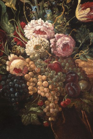 Bohemian / Southern German Master , Late 17th / Early 18th Century, Still Life of Flowers and Fruit