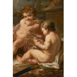 French School, 18th Century, Pastoral Scene with Putti