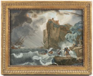 Claude-Joseph Vernet (1714-1789), A Shipwreck on a Rocky Coast