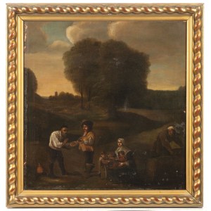 Painter of 18th century, Landscape with figures