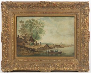 Dutch Master, 18th Century, A Pair of Coastal Scenes