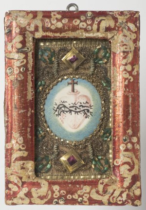 Artist of 19th Century, Sacred Heart of Jesus & Immaculate Heart of Mary