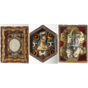 Group of Three devotional art objects