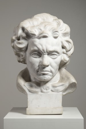 Marble bust of Ludwig van Beethoven