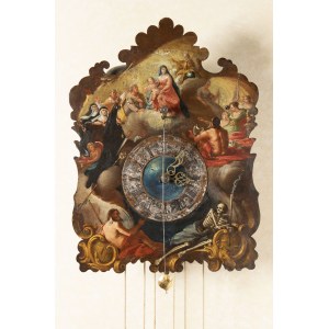 Clockmaker of 18th century, Baroque pendulum clock