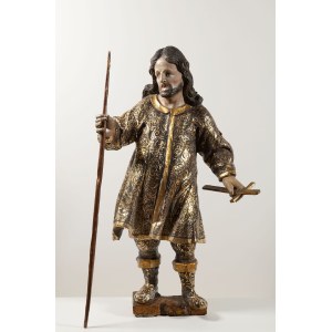 Sculptor of 18th Century, Figure of a Saint with the Cross