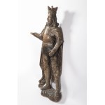 Sculptor circa 1500, Crowned King in Armor