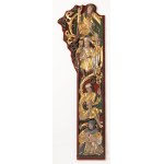 Carver of 15th sentury, A Pair of Polychrome Wood Reliefs