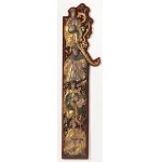Carver of 15th sentury, A Pair of Polychrome Wood Reliefs