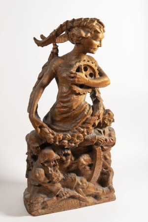 Johannes Obleitner, Forest nymph with ibex horns