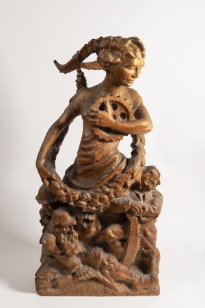 Johannes Obleitner, Forest nymph with ibex horns
