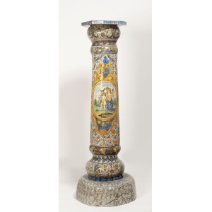 Italian Sculptor,  Italian ceramic column