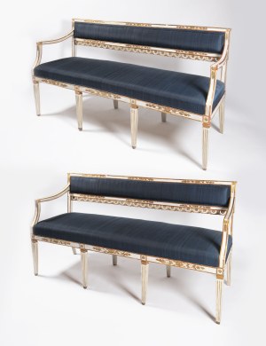 Pair of Italian benches