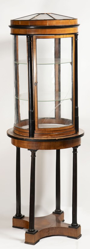 Biedermeier vitrine cabinet