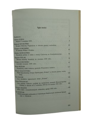 POLAK Bogusław - Battles of September 1939. In defense of the Eastern Borderlands , Koszalin 1996, VI seminar of historians of Polish defensive actions 1939.