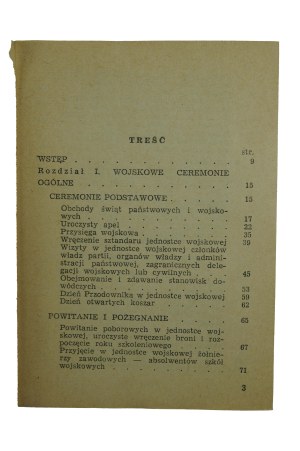 Military ceremonial - Publishing house of the Ministry of Defense 1978