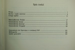 KRYSKA-KARSKI T., ŻURAKOWSKI St.. - Generałowie Polski niepodległej, Warsaw 1991