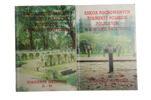 Book of buried Polish soldiers killed in World War II , volume I part I-II [A-M and N-Z] , Pruszkow 1993