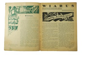WIARUS issue of April 9, 1939, Year X No. 15 in the issue among others: Introduction of the gendarmerie sign, On the courage and valor of the soldier