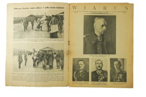WIARUS issue of April 2, 1938, year IX, no. 14 mostly dedicated to the 7th Lublin lancer regiment on the occasion of the regimental holiday [speeches of commanders, photo reports of historical events, photographs with J.Pilsudski, photos of the regimental