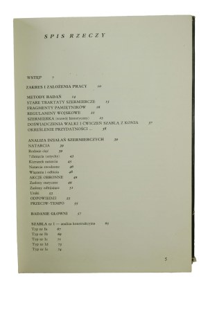 ZABŁOCKI Wojciech - Cięcia prawdziwą szablą, Warsaw 1989, first edition