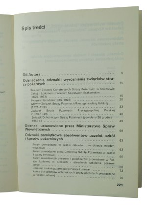 KOWALSKI Marian - Strażackie odznaczenia, odznaki, wyróżnienia i medale, Warszawa 1988