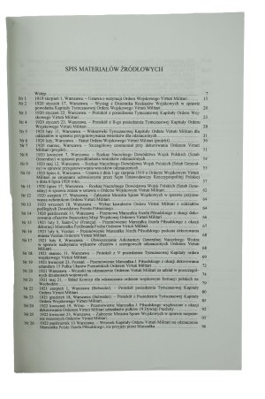 POLAK Boguslaw - Virtuti Militari 1919-1997 selection of sources, Koszalin 1999
