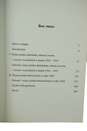 WEŁNA Mieczysław - Wojsko Polskie w obronie ziemi polskich na wschodzie w latach 1918-1920. Odznaki pamiątkowe i okolicznościowe, Wrocław 2001