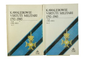 COLLECTIVE WORK - Chevaliers Virtuti Militari 1792-1945 , Volume II Parts 1-2 (1914-1921), Koszalin 1991, dedication of co-authors and several autographs [Volume II].