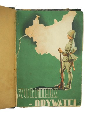 Soldier - Citizen , Warsaw 1937 , stamps of the 16th Regiment of Wielkopolska Lancers