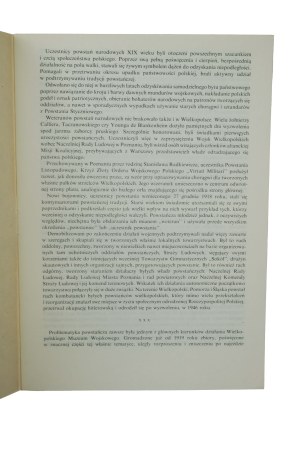 Memorabilia of veterans of the Greater Poland Uprising 1918-1919 in the collection of the Wielkopolska Military Museum, Poznań 1988