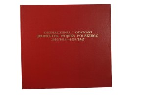WEŁNA Mieczysław - Badges and decorations of units of the Polish Army 1914/18- 1939/45 CATALOGUE of the exhibition, Wrocław 1988