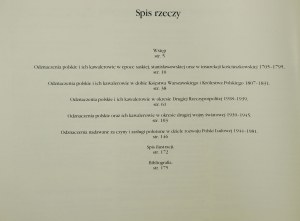 PUCHALSKI Zb., WOJCIECHOWSKI J.S. - Ordery i odznaczenia polskie i ich kawalerowie, KAW 1987