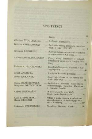 Militaria of Polish formations and the Polish Army from 1914-1922 , Warsaw 1989