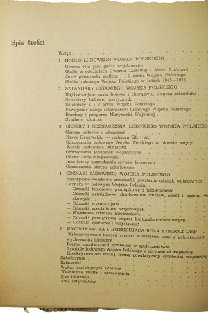 MADEJ Kazimierz - Polish military symbols 1943-1978, Warsaw 1980