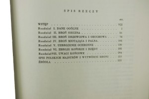 DZIEWANOWSKI Władysław - Zarys dziejów uzbrojenia w Polsce [REPRINT] , Warszawa 1935 / Kraków 1989