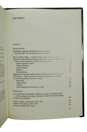 KWAŚNIEWICZ Włodzimierz - Pięć wieków szabli polskiej , Warsaw 1993