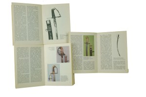 Polish commemorative sabers / Polish combat sabers / Polish sabers of the XXw. - set of 3 booklets from the 