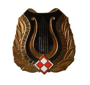 Air Force and Air Defense Orchestra - Poznań, black enamel version for: officers conductors, ensigns and concertmasters, badge