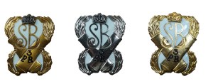3rd Rocket Regiment - Biedrusko , version: gold, silver and bronze, set of 3 badges