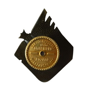 78th Air Defense Missile Regiment - Mrzezyno , soldier's version , badge, bronzed
