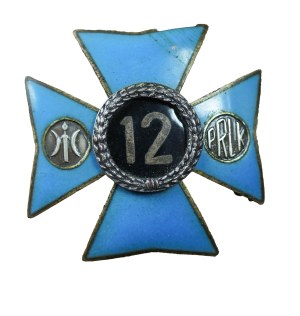 12th Radio and Cable Regiment of the Swiecie Land - Swiecie n/Wisla , officer's version, enamel, badge