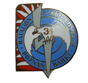 31st Radiotechnical Battalion - Poznań Babki, badge